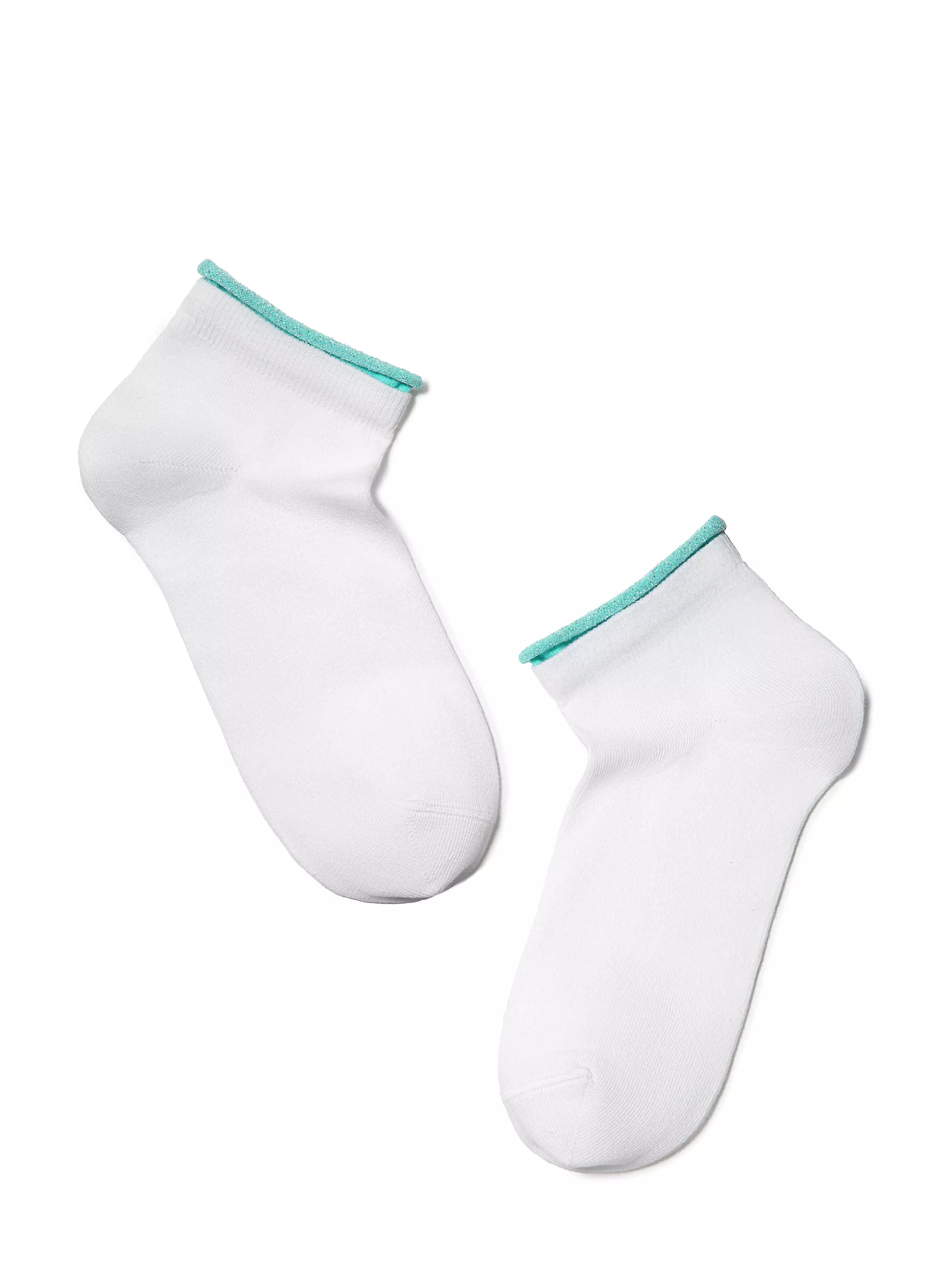 Conte Active Damen socken 12C32-035_1 weiß-tuerkis