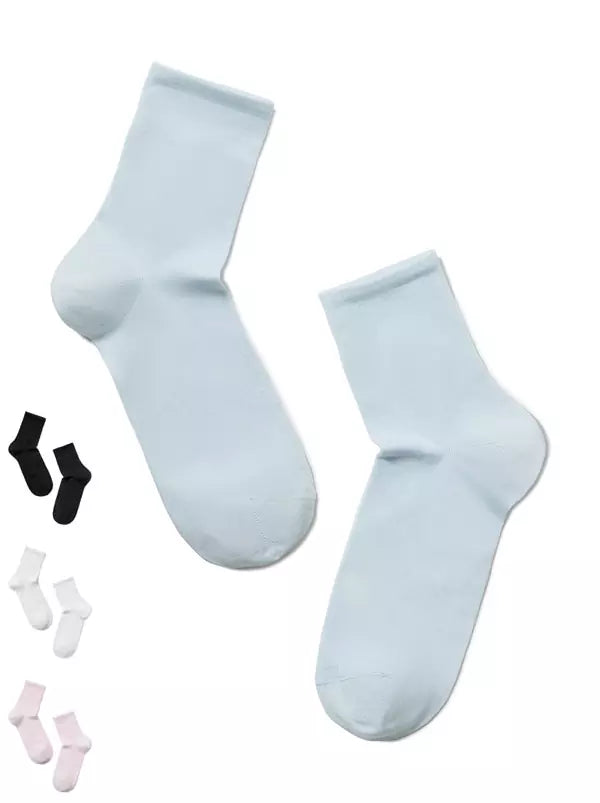 Bambus Socken für Damen von Conte ohne Muster