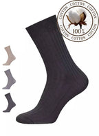 Klassische Herren Baumwollsocken ohne Motiv, BCHK