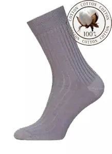 Herren business Baumwollsocken 2220 hellgrau