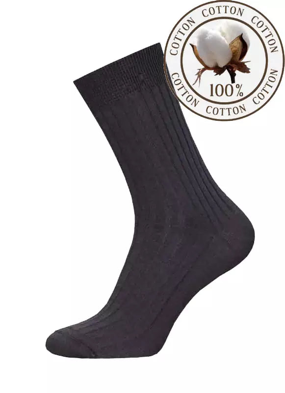 Herren business Baumwollsocken 2220 schwarz