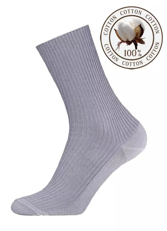 Klassische Herren Socken hellgrau