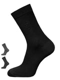 Klassische Multifaser Herren Socken mit gesticktem Muster BCHK