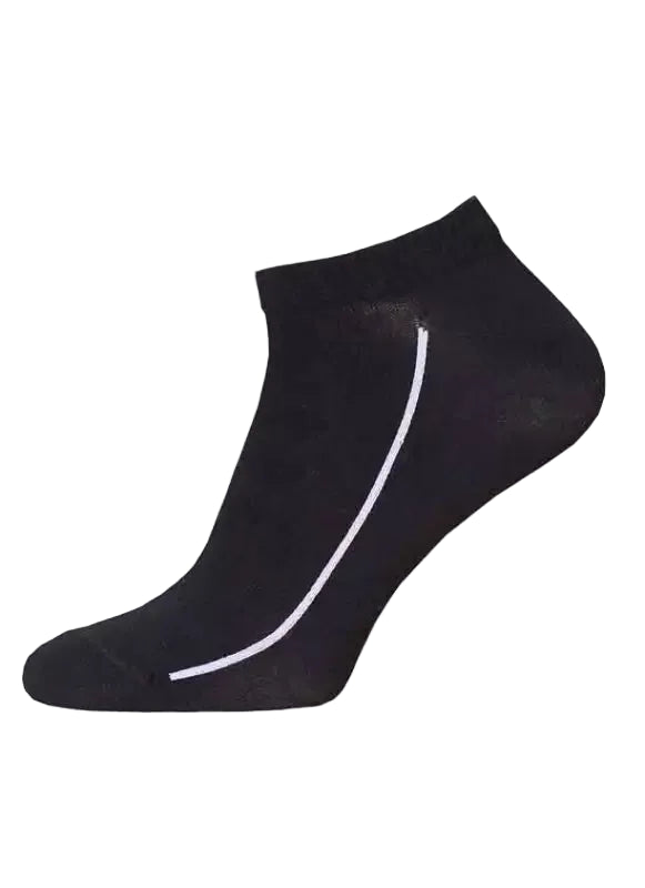 Herren Sneaker Socken ultrakurz schwarz
