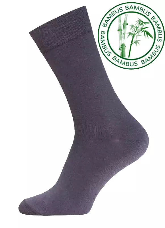 Bambus Herren business Socken grau