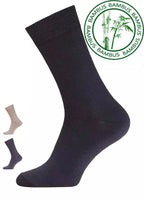 Klassische Herren Bambus Socken ohne Muster, BCHK