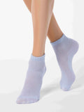 Damen Socken Conte Ajour mit Lochmuster und Lurex Bund