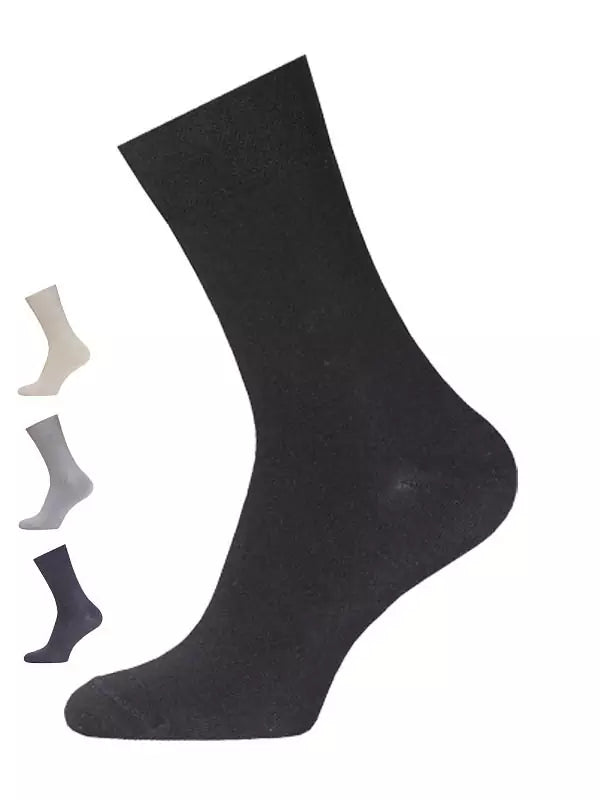 Klassische Herren Socken ohne Muster, BCHK