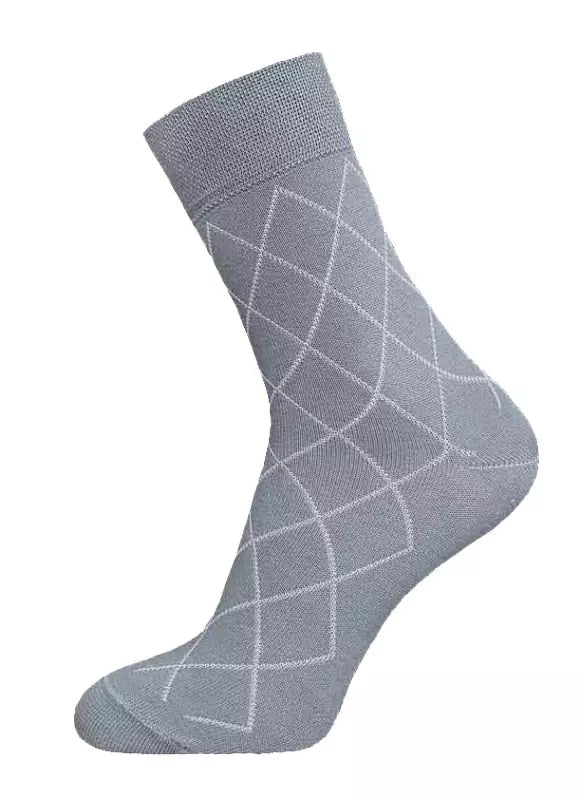 Klassische Herren Socken BCHK hellgrau