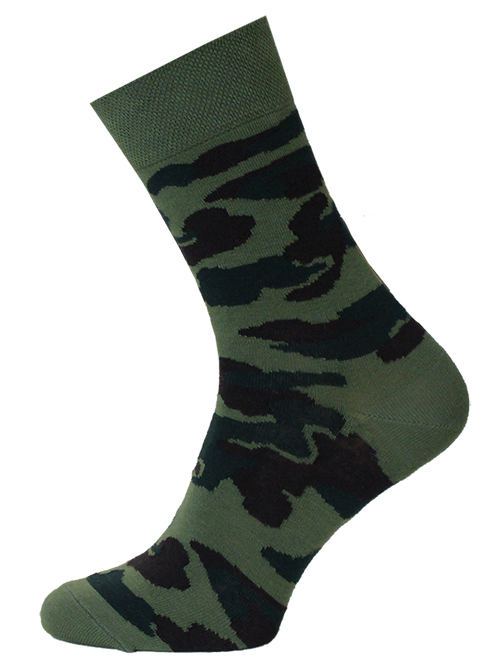 Herren Socken mit camouflage Muster  khaki camouflage