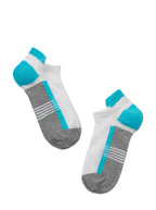 Conte Active damen sport socken Grau/ Turchese  1