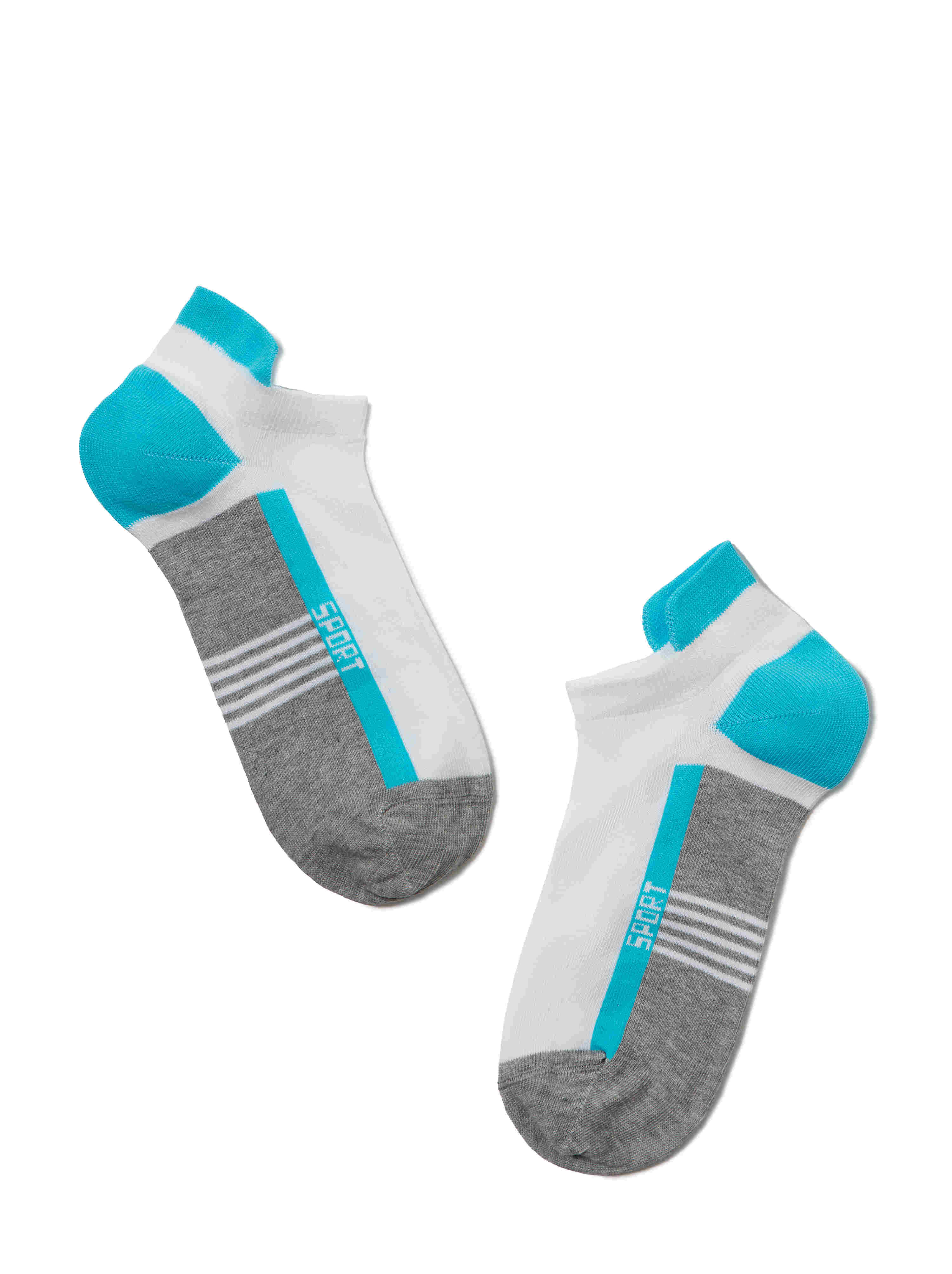 Conte Active damen sport socken Grau/ Turchese  1