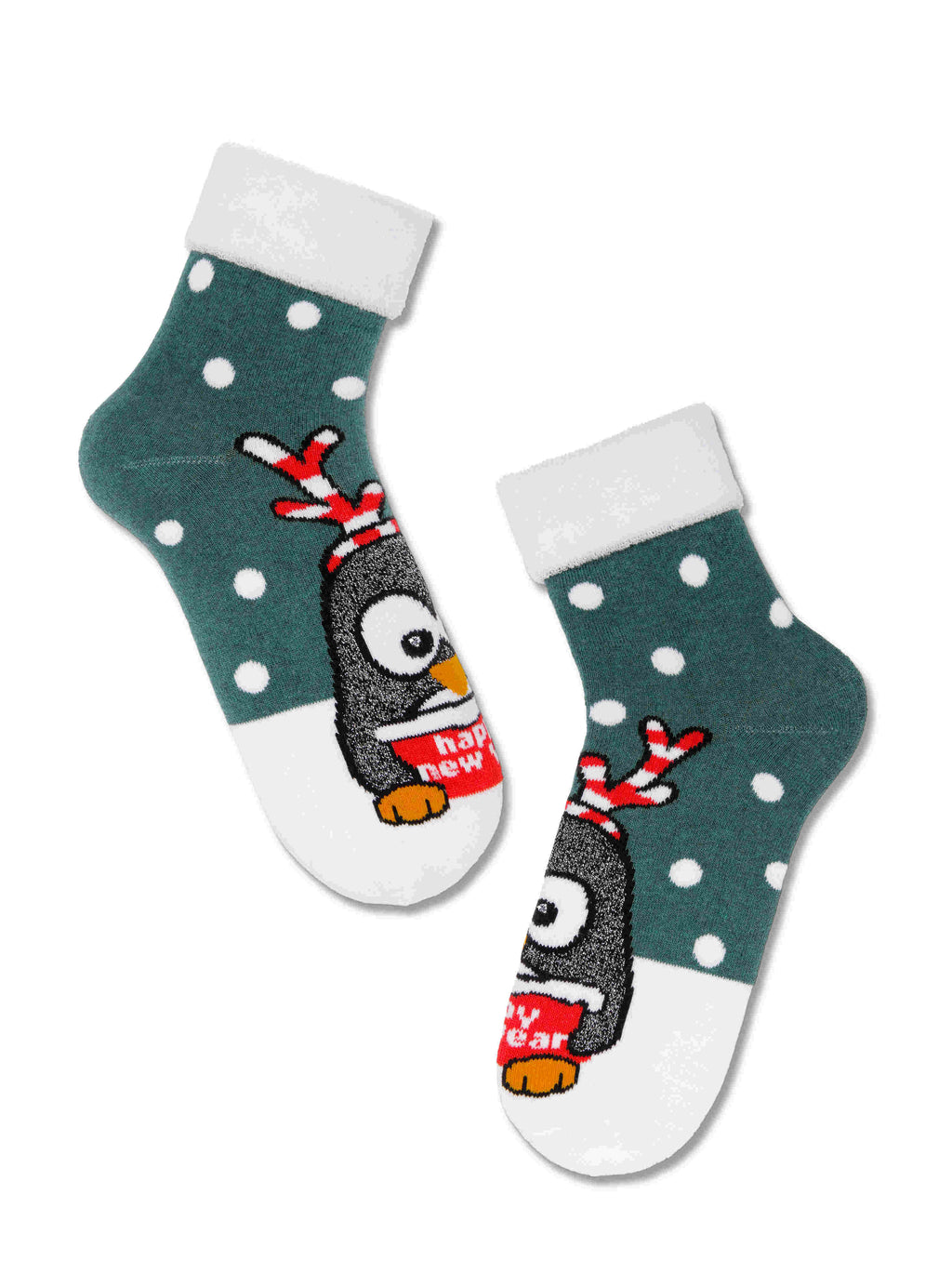 Conte Elegant Happy New Year Kollektion Turchese mit Pinguin