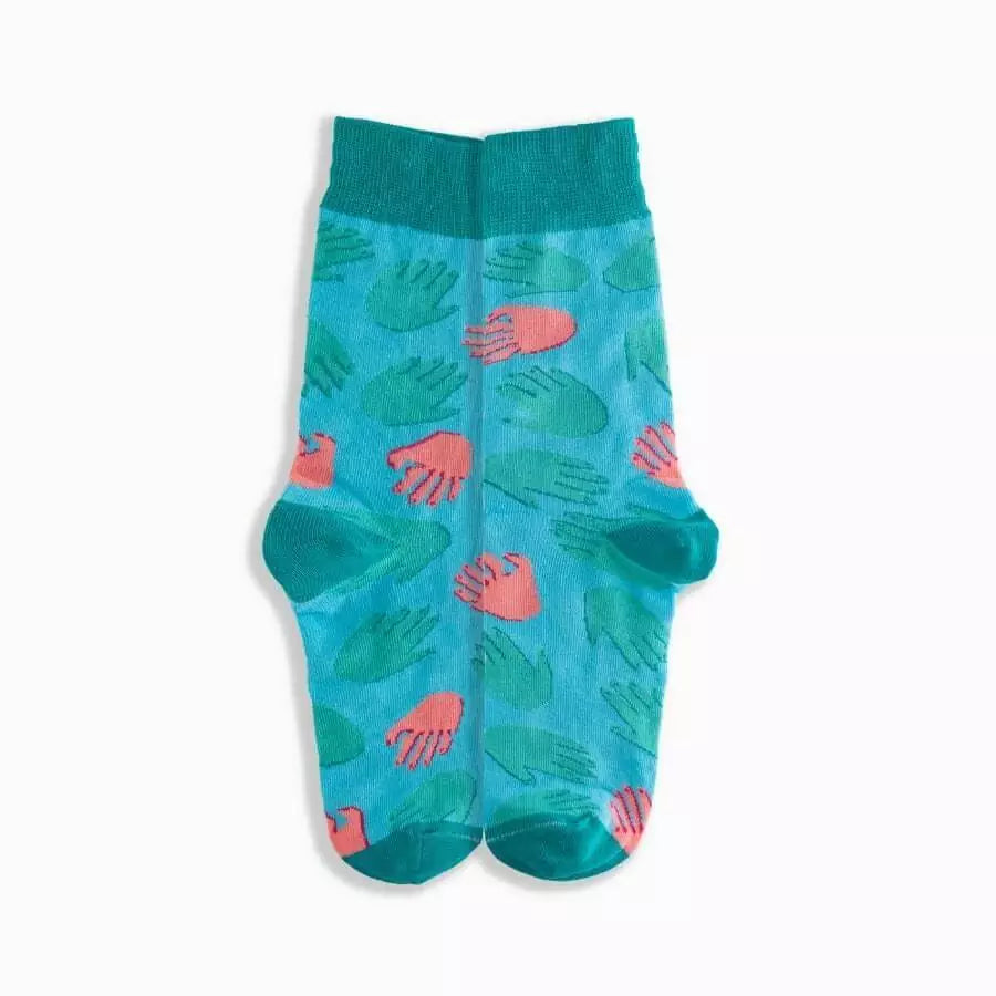 Griffon Bunte Socken Damen Love Box Farbe mint