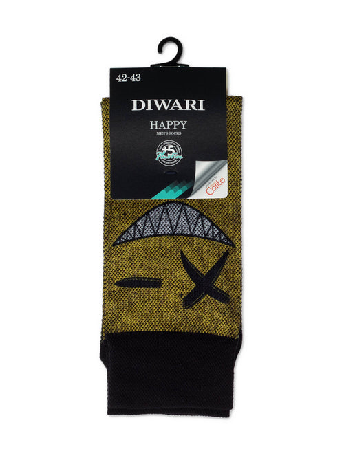 Ausgefallene Socken für Herren mit Smiley