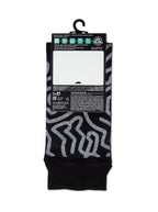 Ausgefallene Socken für Herren mit Print Schwarz- Gelb, Diwari Happy