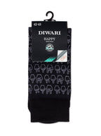 Ausgefallene Socken Diwari Happy mit Handgesten Motiv