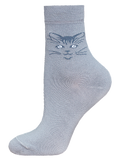 Kindersocken 2-6 Jahre BCHK Kids 3081-047 mit Katzenmuster