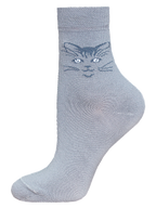 Kindersocken 2-6 Jahre BCHK Kids 3081-047 mit Katzenmuster
