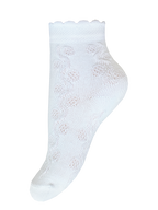Kindersocken 2-6 Jahre BCHK Kids 3082-041 mit farbigem Bund weiß