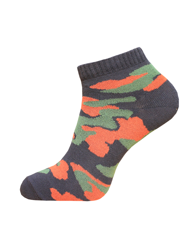 Kindersocken 2-6 Jahre BCHK Kids 3085-460 Camouflage braun orange khaki