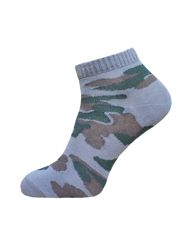 Kindersocken 2-6 Jahre BCHK Kids 3085-460 Camouflage hellgrau braun gruen