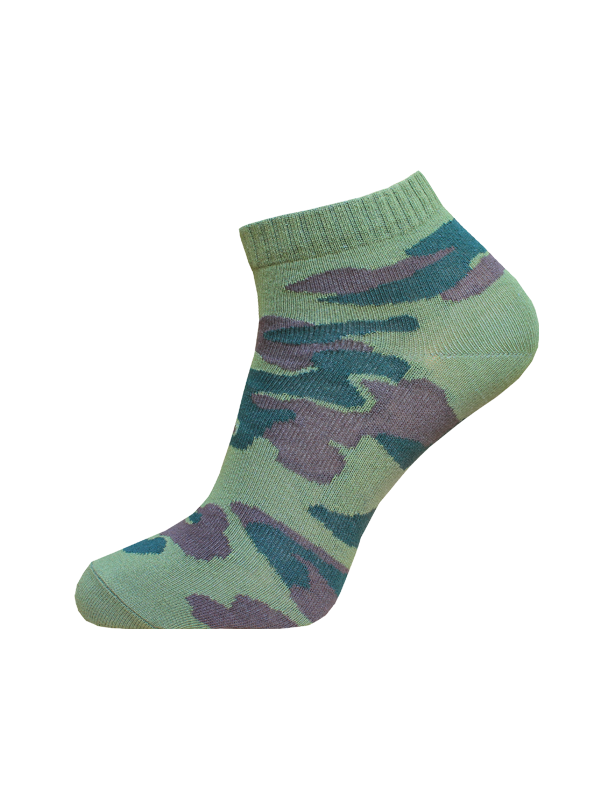 Kindersocken 2-6 Jahre BCHK Kids 3085-460 Camouflage khaki braun gruen