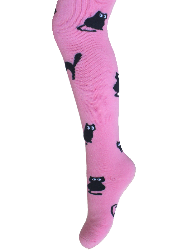 Kinder Strumpfhose 2-6 Jahre BCHK Kids 3265-099 mit Katzen-Motiv
