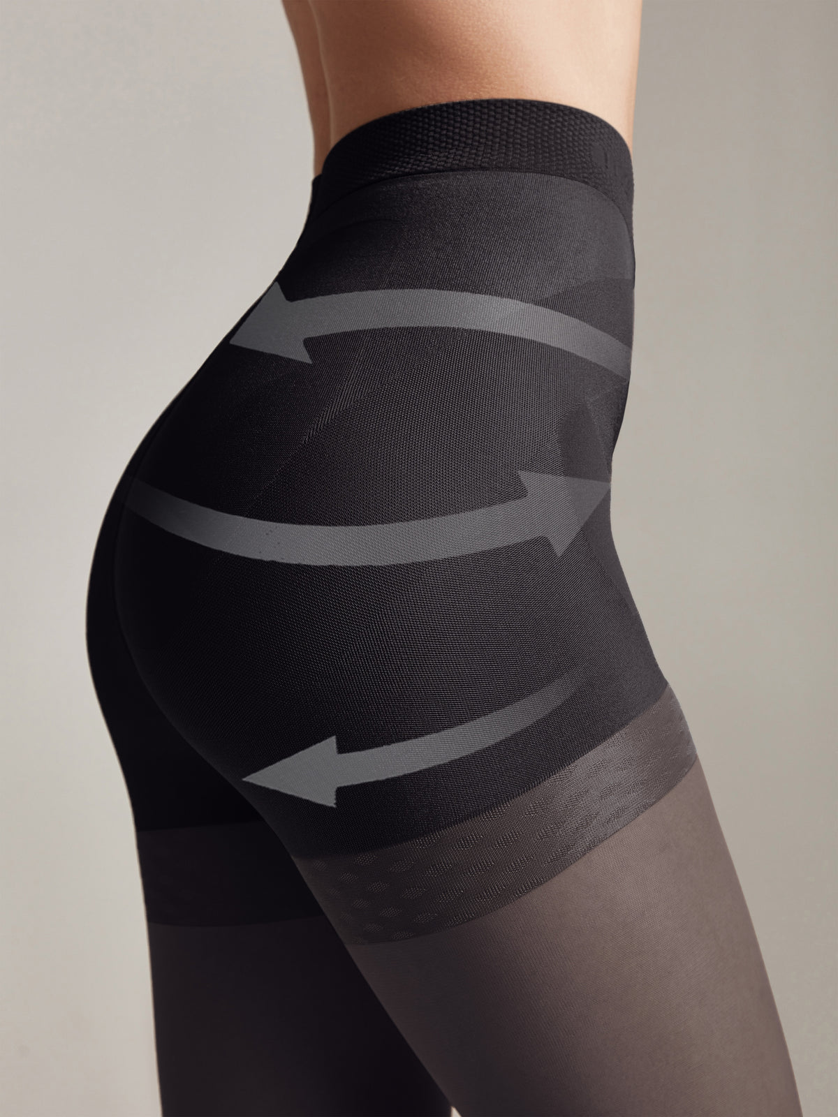 Conte X-Press 20 DEN Strumpfhose Schwarz, Detail