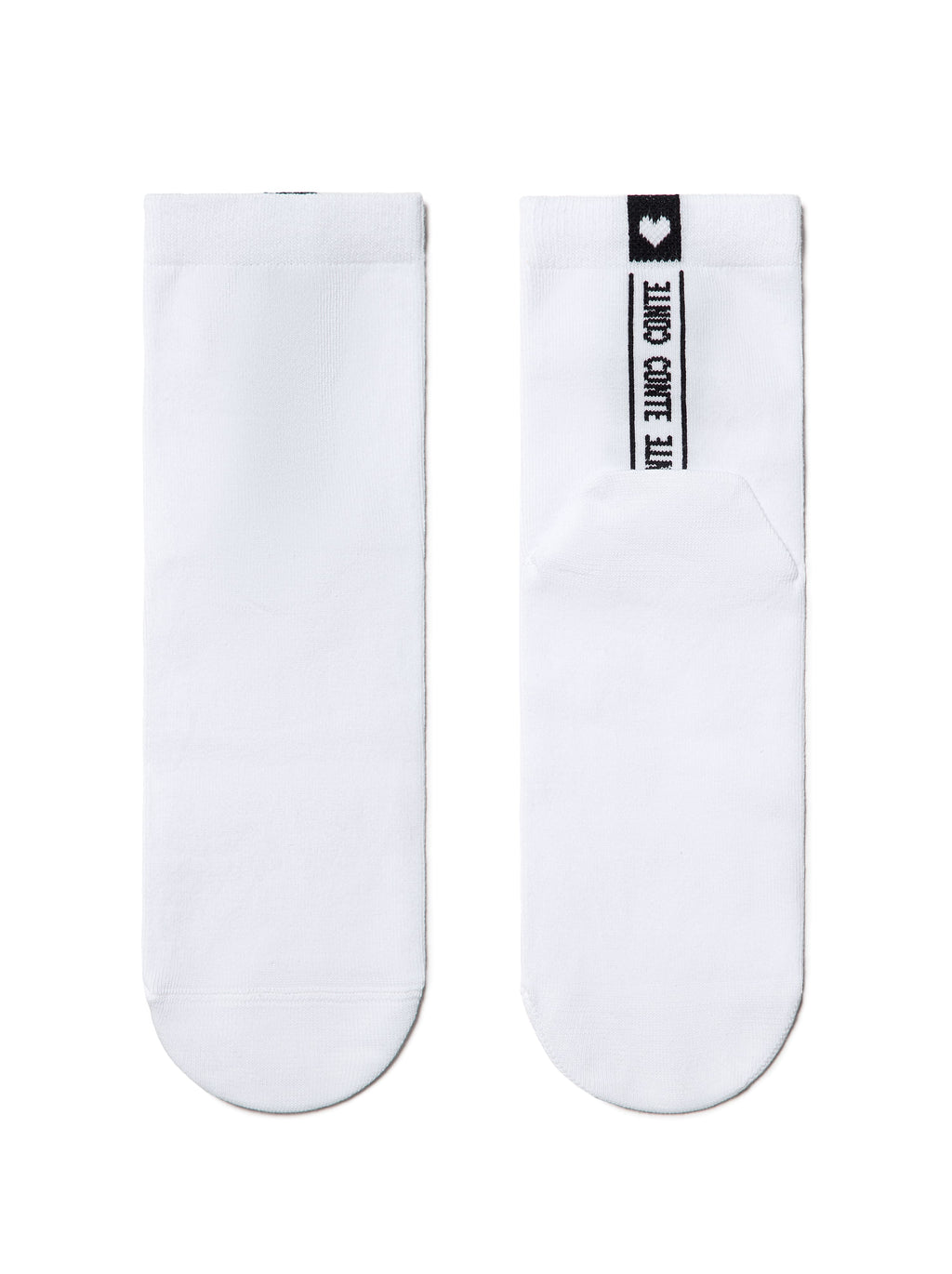 Conte Classic Damen socken weiß mit Logo 2