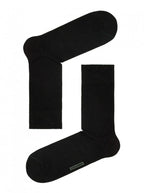 Klassische Herren Business Socken antibakteriell schwarz