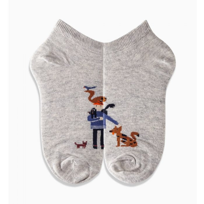 Griffon Socks Socken Low dog cats box farbe grau