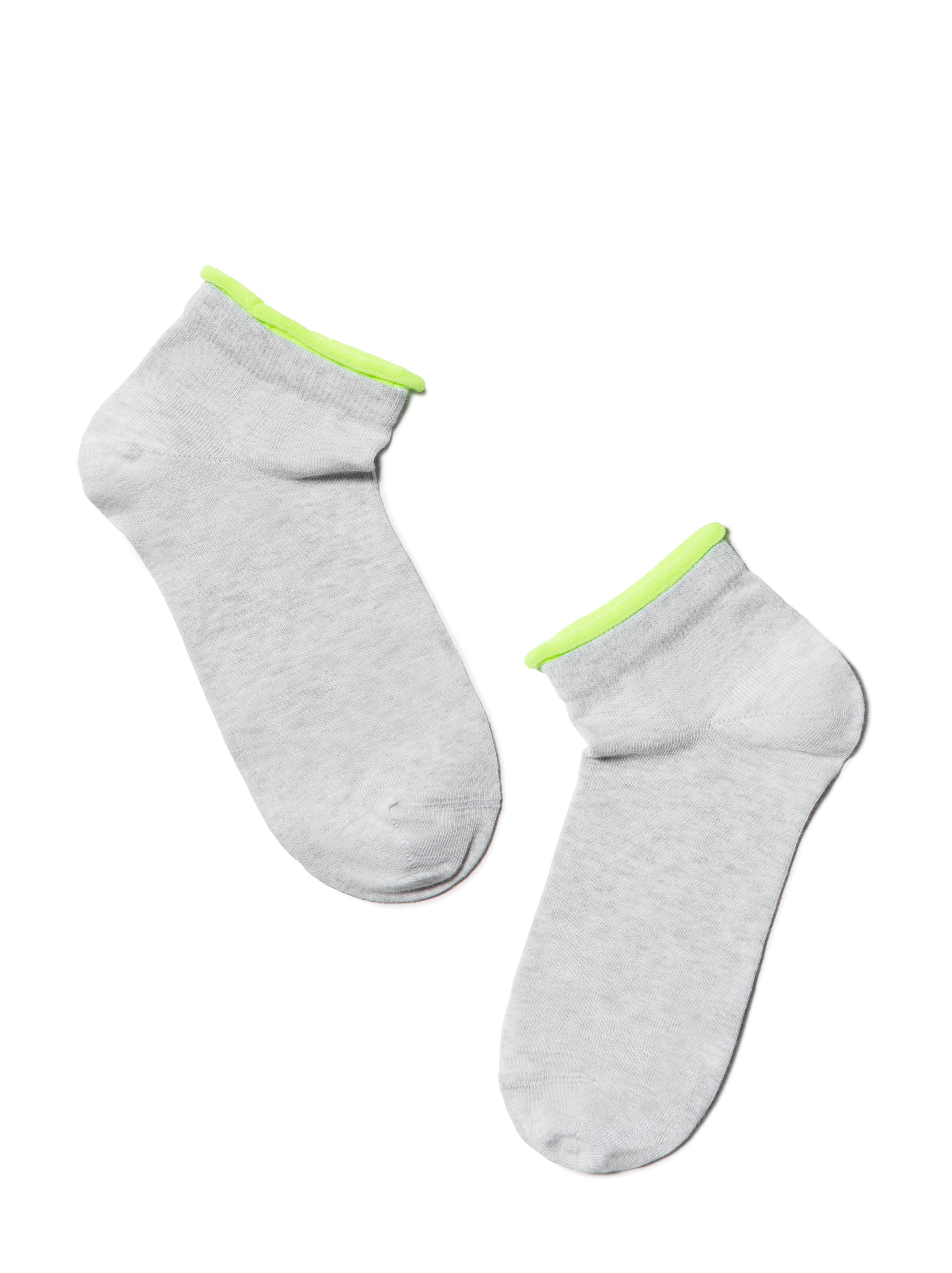 Kurze Damen Socken mit farbigem Bund · Conte