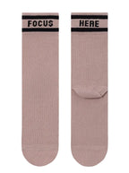 Lange Socken mit Ajourmuster Puderrosa " Focus - Here"