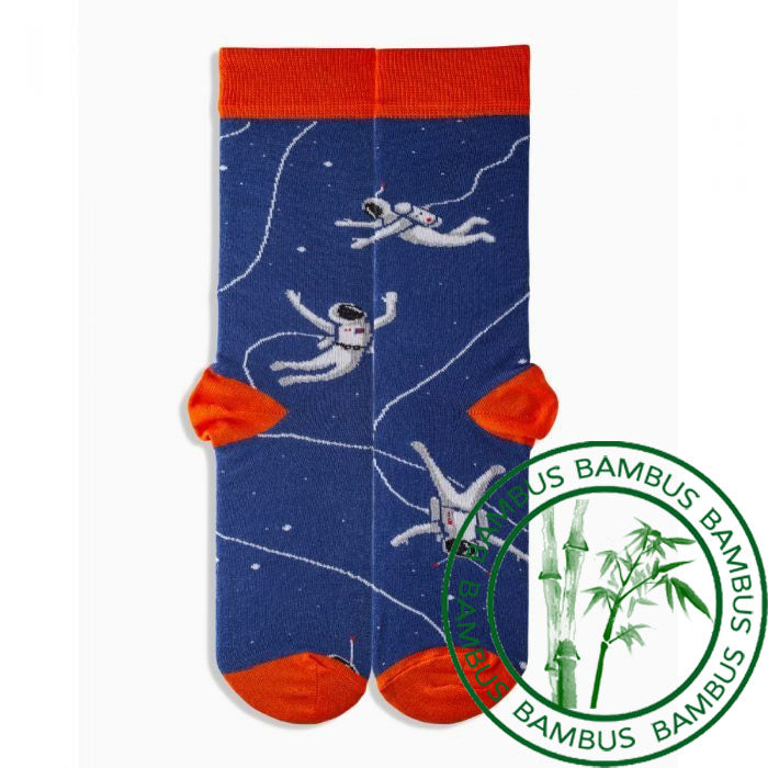 Griffon Bunte Socken Space Bamboo farbe blau/rot