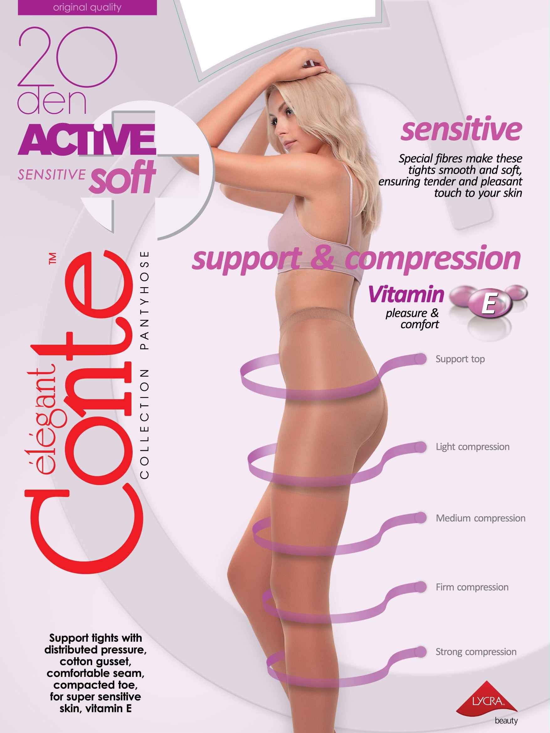 Damen Strumpfhosen CONTE ELEGANT ACTIVE 20