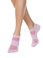 Sneakersocken für Damen, Rosa mit Lasche, CONTE
