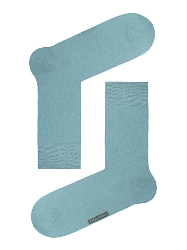 Bunte Herren Socken Diwari Happy grau-türkis