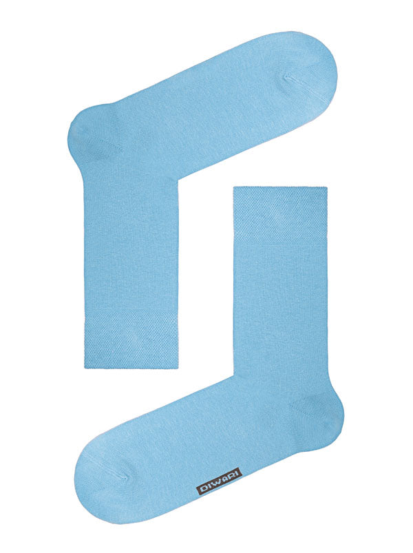 Bunte Herren Socken Diwari Happy hellblau