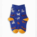 Griffon Bunte Socken Dog Cats farbe violet