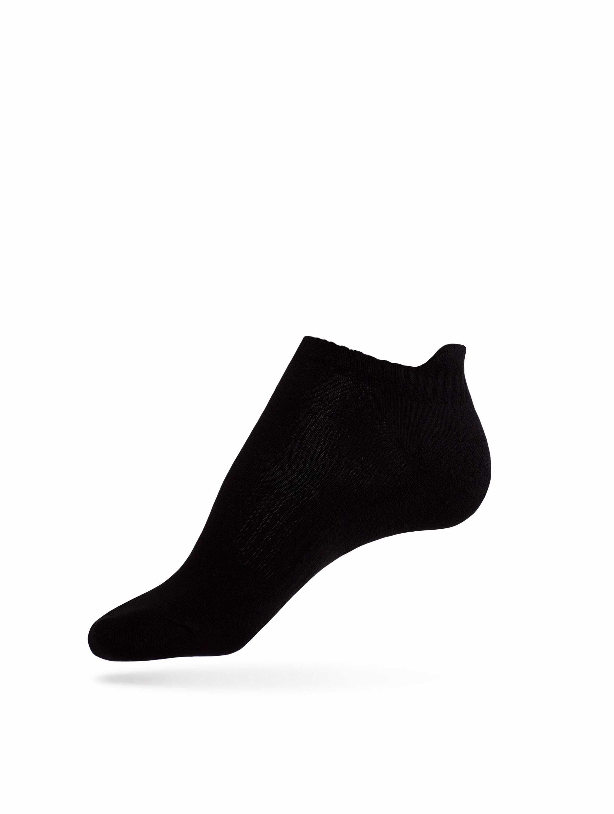 Damen Sneaker socken Active Esli 15C75-078 mit Lasche schwarz