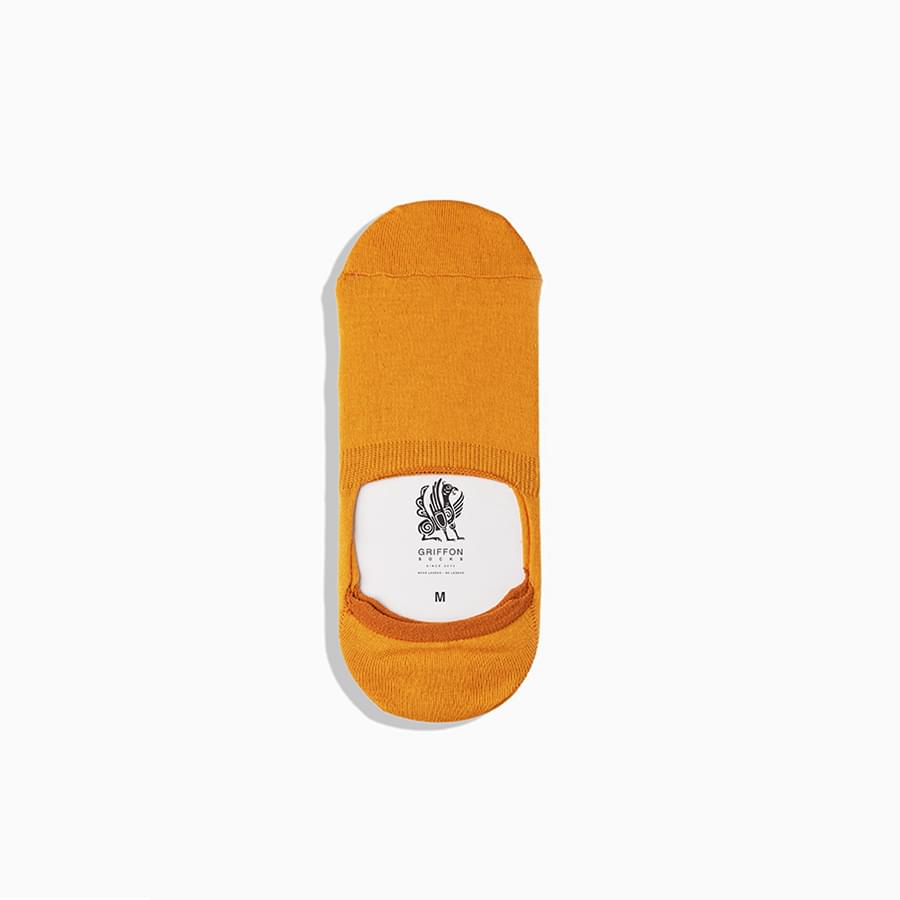 Bunte Füßlinge Mono Liner Box farbe orange