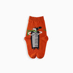 Griffon Bunte Socken Music Box farbe orange