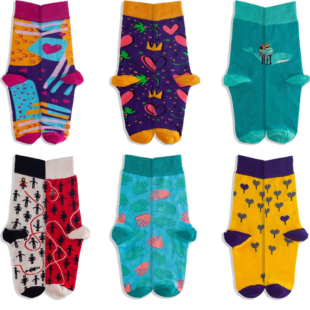 bunte socken love box
