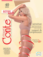 Damen Strumpfhosen CONTE ELEGANT ACTIVE SOFT 40