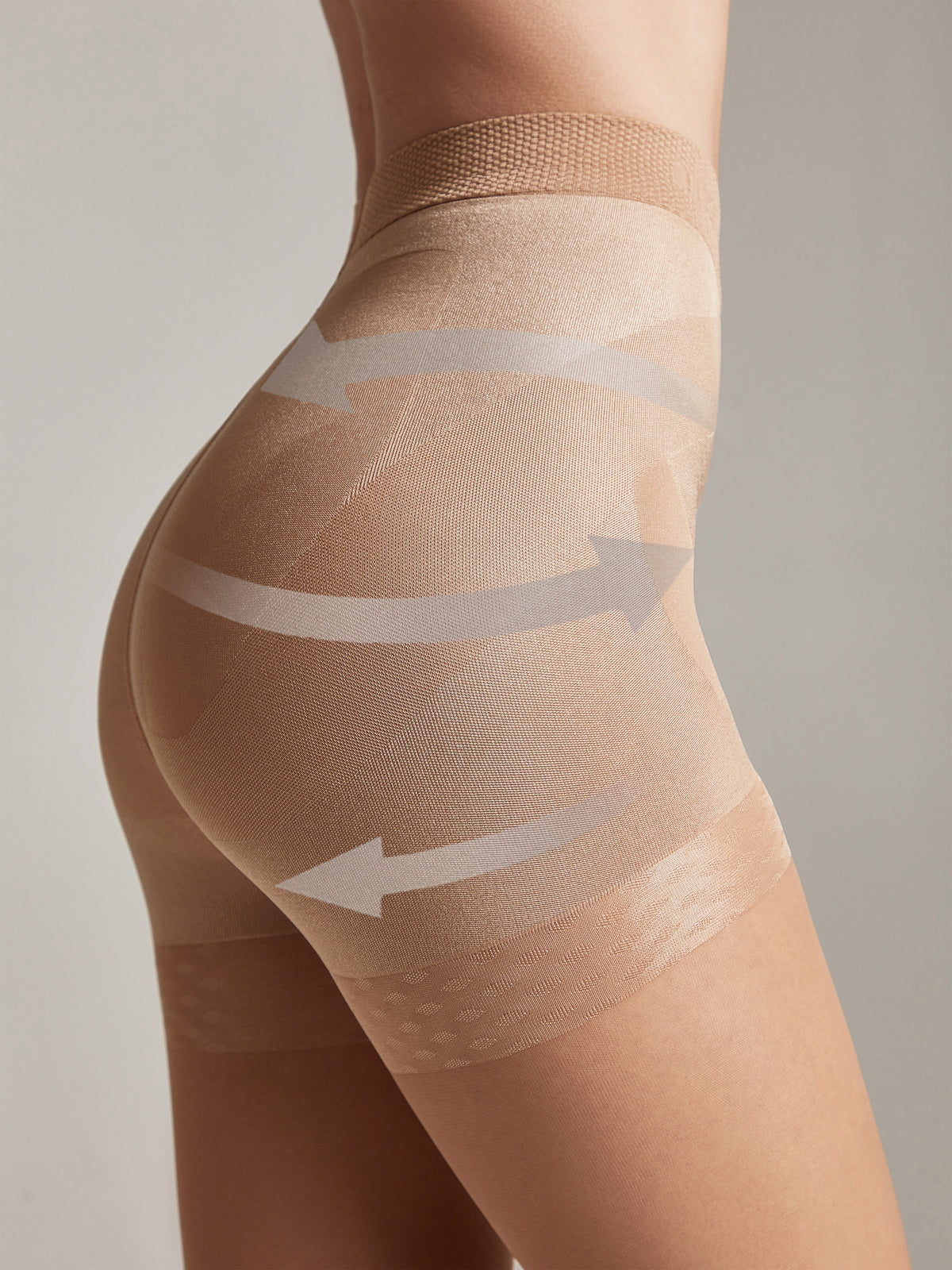Conte X-Press 20 DEN Strumpfhose Bronz, Detail