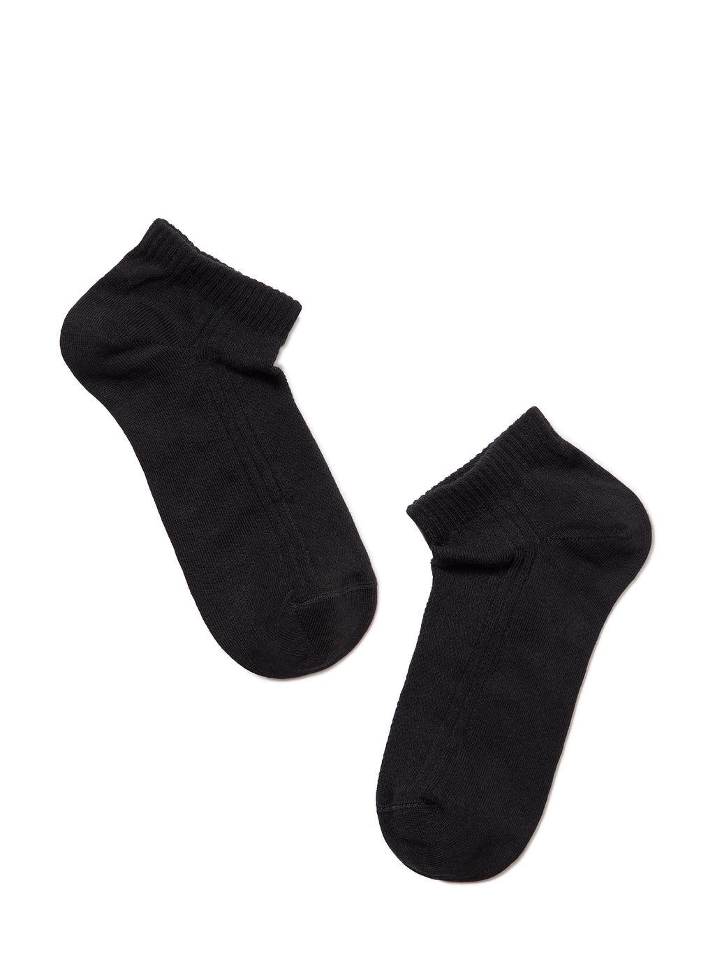 Sneakersocken für Damen schwarz,  Conte Elegant