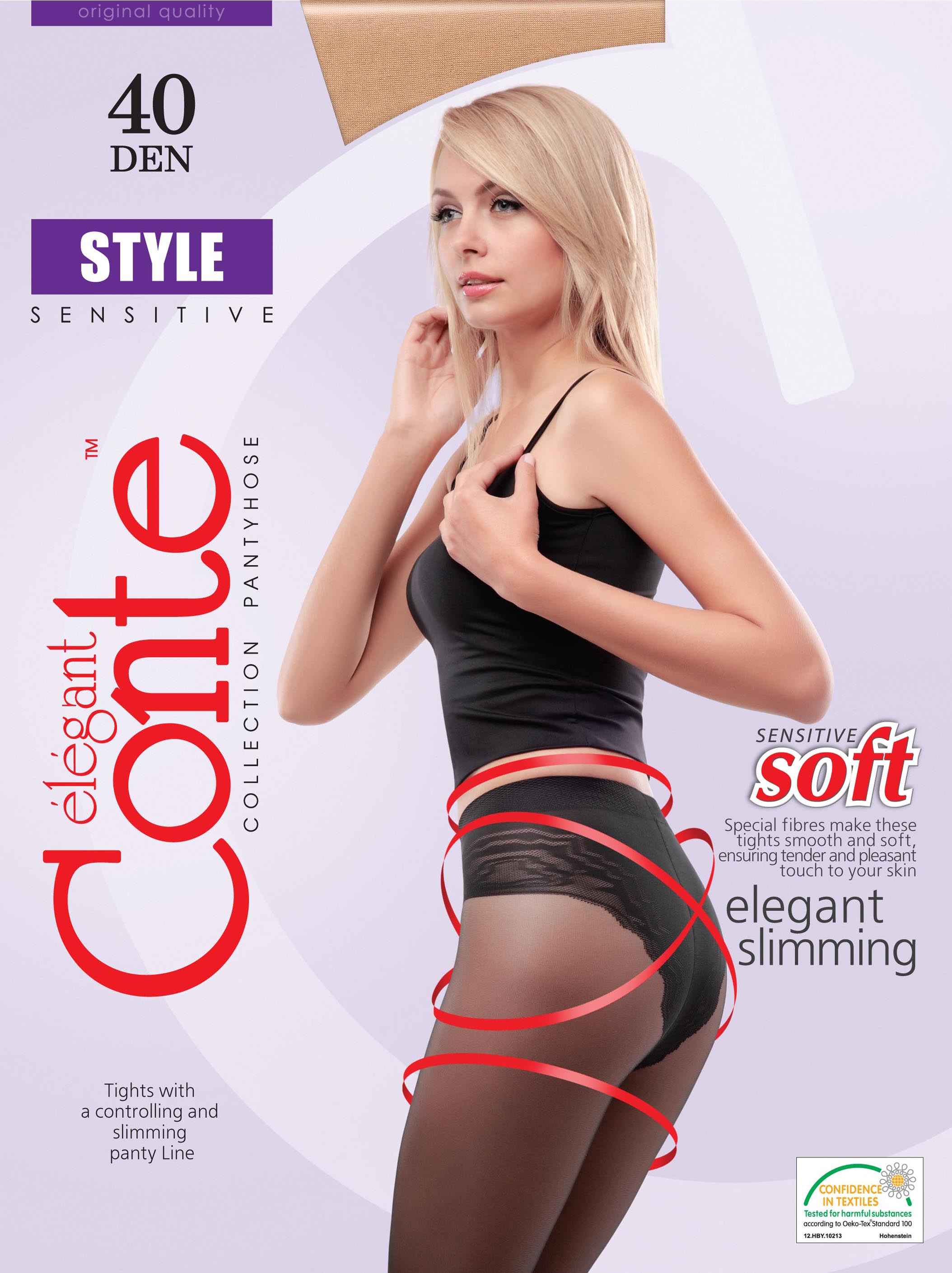 Damen Strumpfhosen CONTE ELEGANT STYLE 40