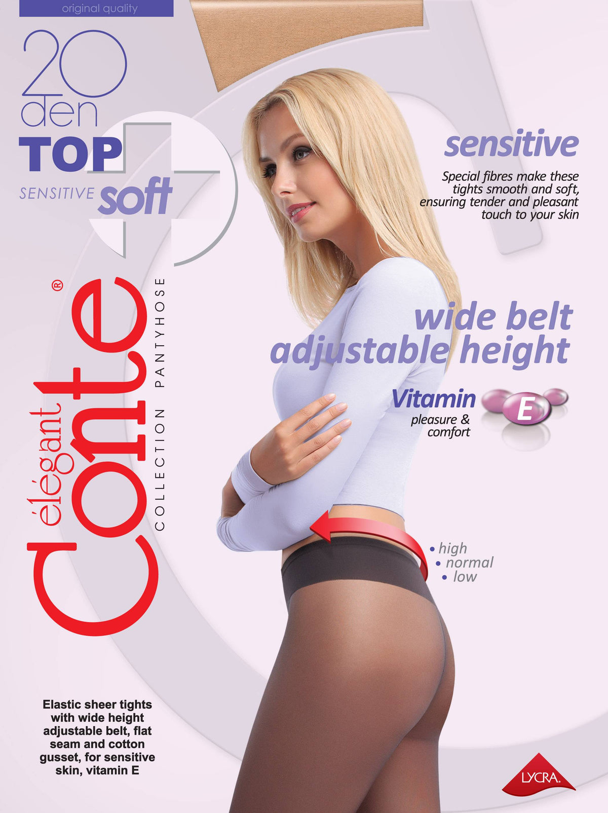 Conte Elegant Top 20 DEN Damen Strumpfhose