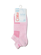 Sneakersocken für Damen, Rosa mit Lasche, CONTE